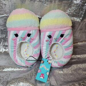 NWT Squishmallows Bevin the Snow-Cone Big Girl Slippers